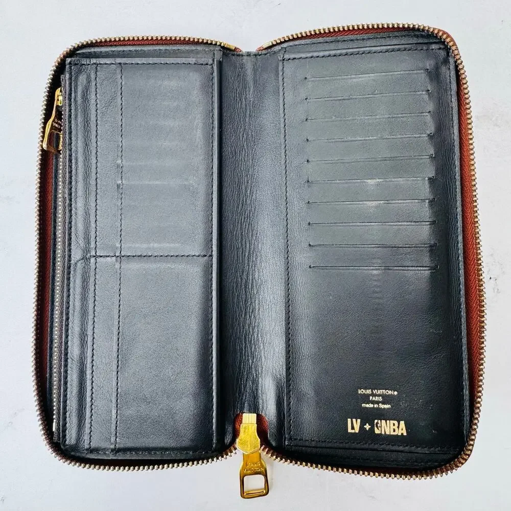 LOUIS VUITTON x NBA Capsule Bundle:  Zippy Vertical Wallet and Glasses Case